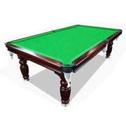 Eeeza 8FT Walnut Slate Pool Table – Classic Look with Full Accessories for Home or Lounge