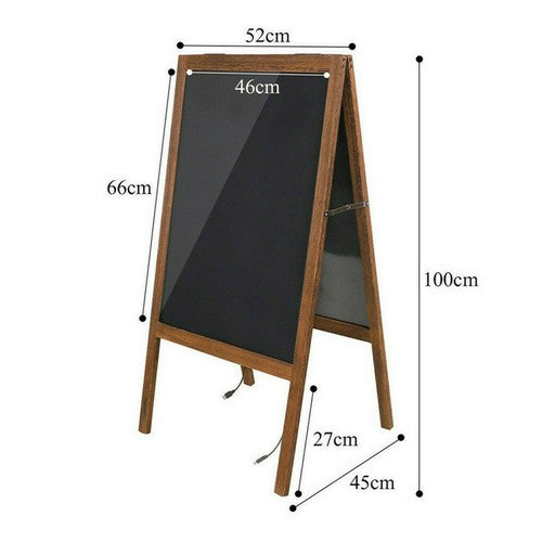 LED Message Writing Board Flashing Illuminated Erasable Neon Sign Sandwich Board