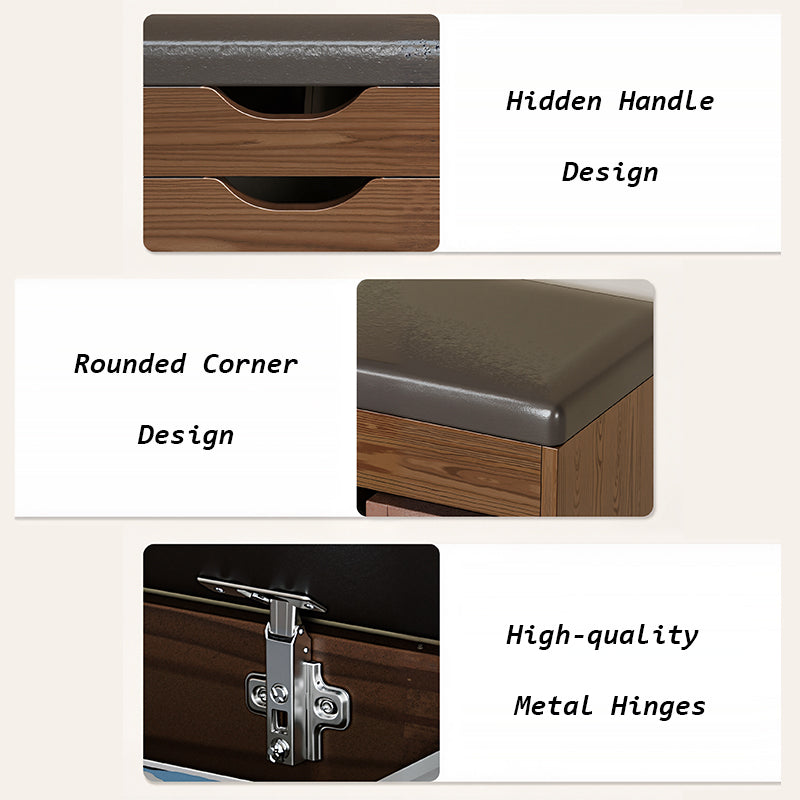 Multi-Functional Sit-On Shoe Cabinet