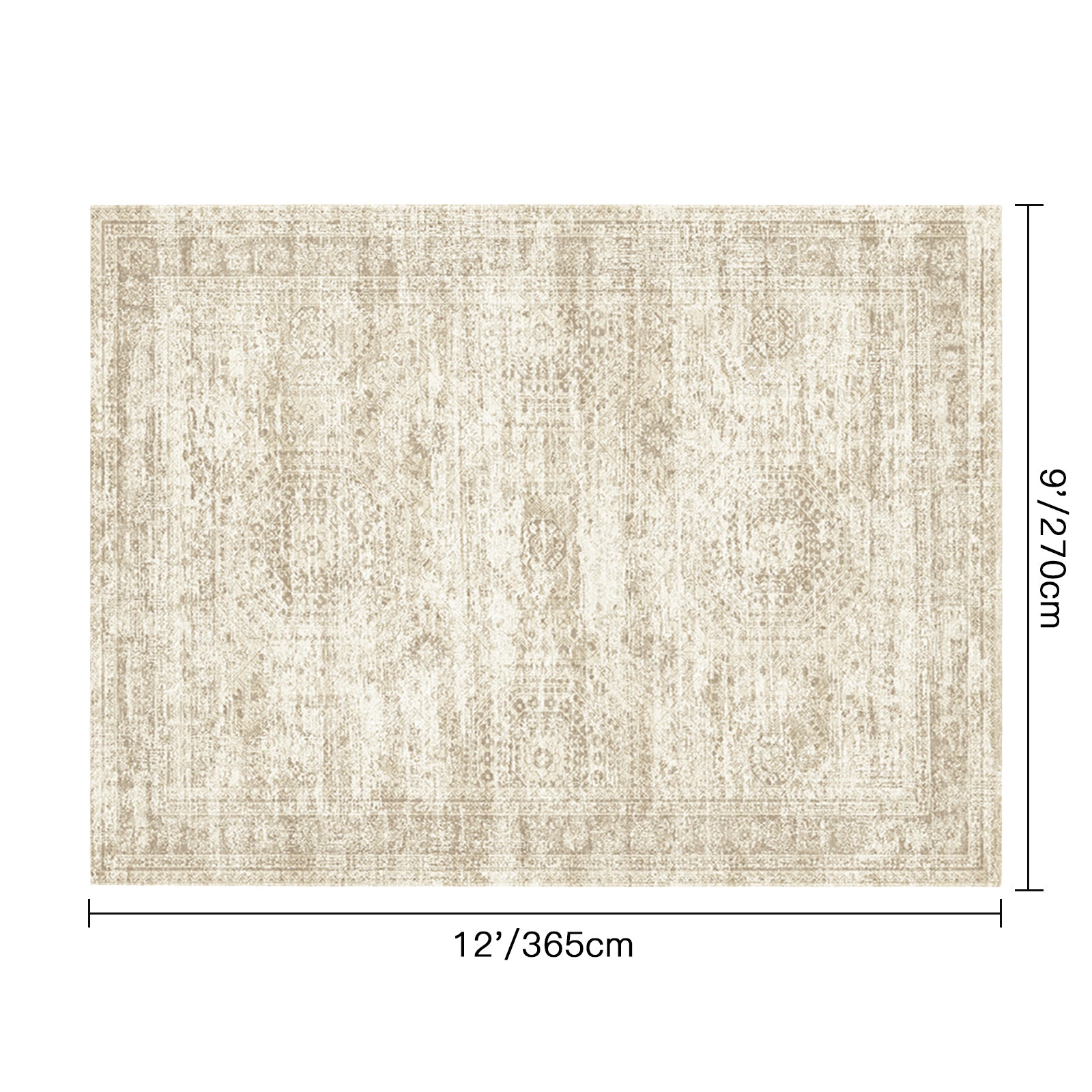 1pc Area Rug for Living Room Washable Rugs Non Slip Indoor Floor Carpet Foldable Large Soft Area Rug