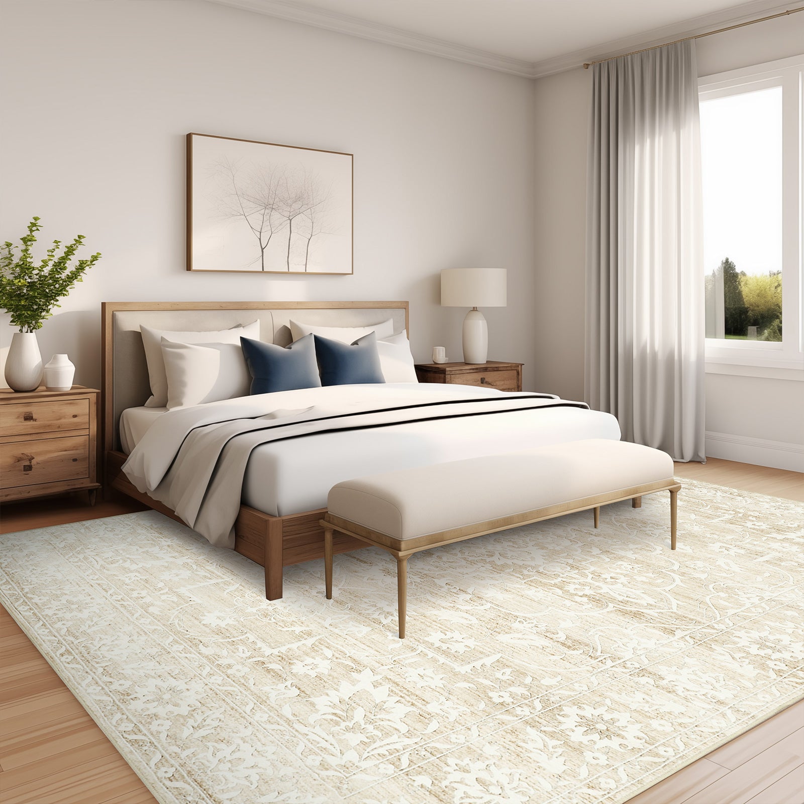 1pc Area Rug for Living Room Washable Rugs Non Slip Indoor Floor Carpet Foldable Large Soft Area Rug