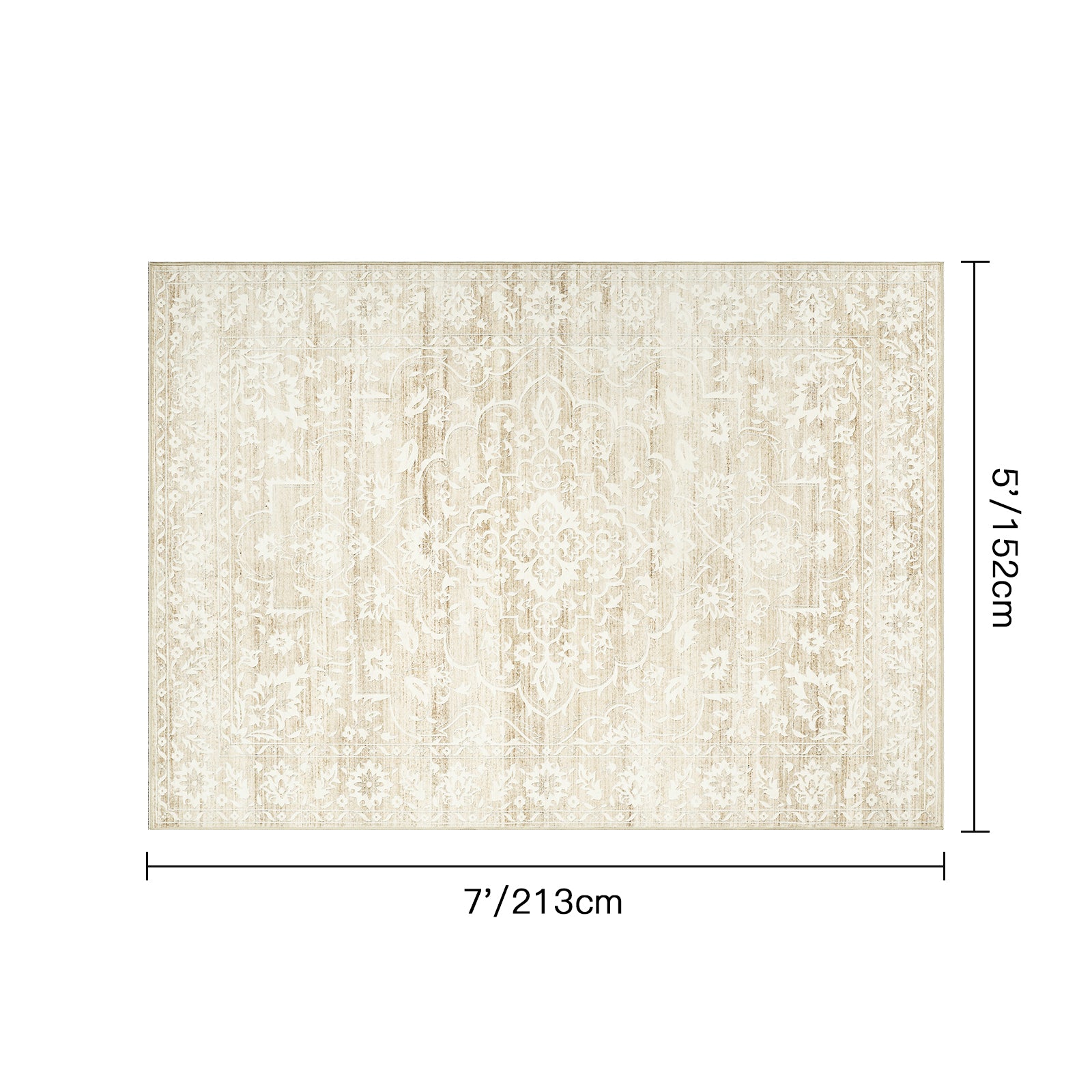 1pc Area Rug for Living Room Washable Rugs Non Slip Indoor Floor Carpet Foldable Large Soft Area Rug