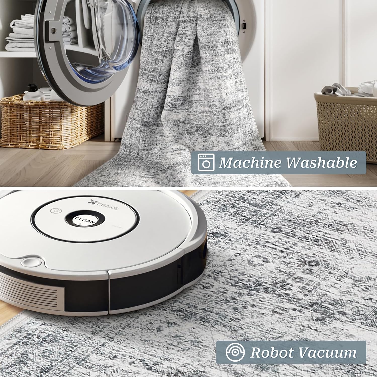 1pc Runner Rug for Corridor Washable Rugs Non Slip Indoor Floor Carpet Foldable Large Soft Area Rug