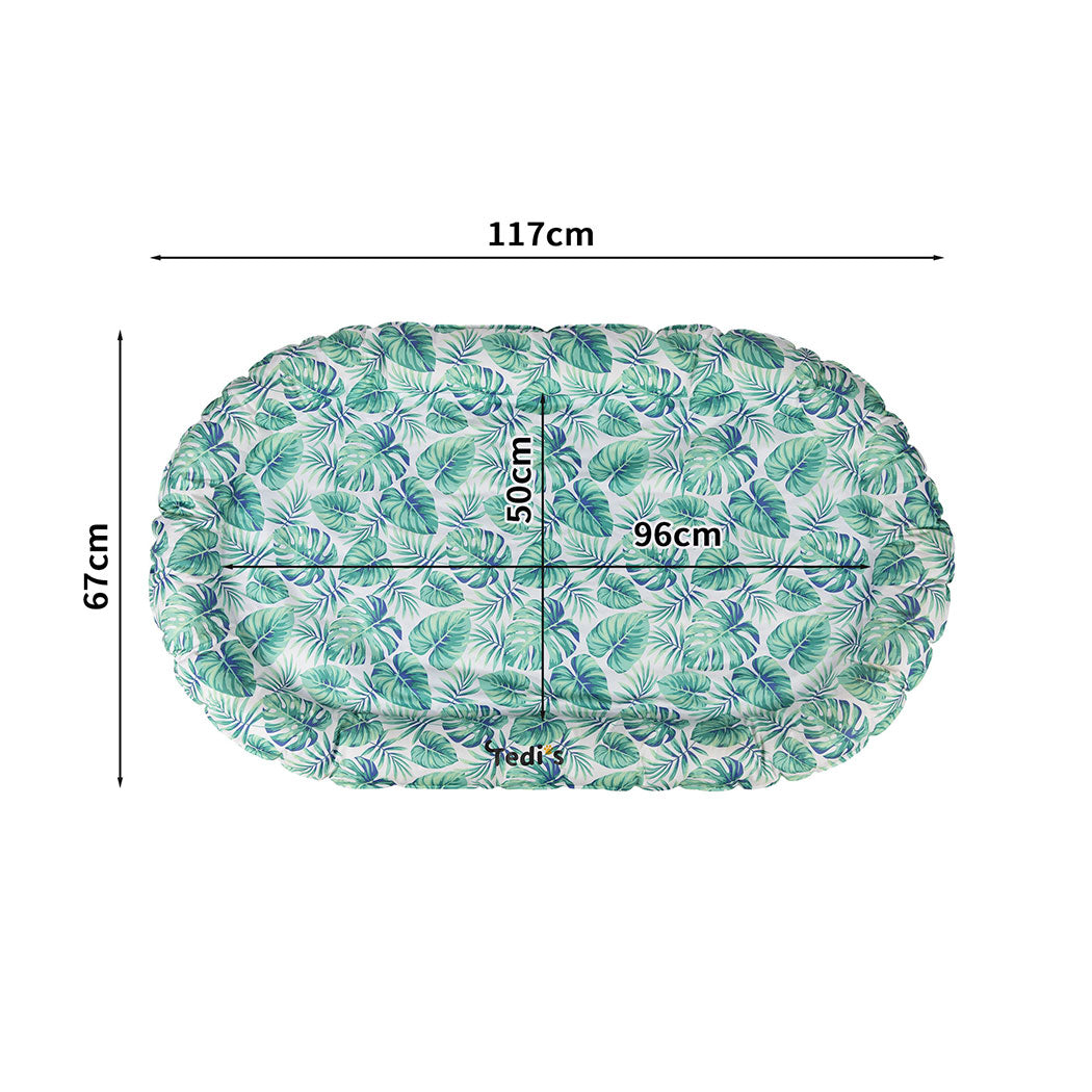 Tedi's Dog Cooling Mat for Dogs,Outdoor Cooling Dog Bed Waterproof with Pillow,Non-toxic Gel