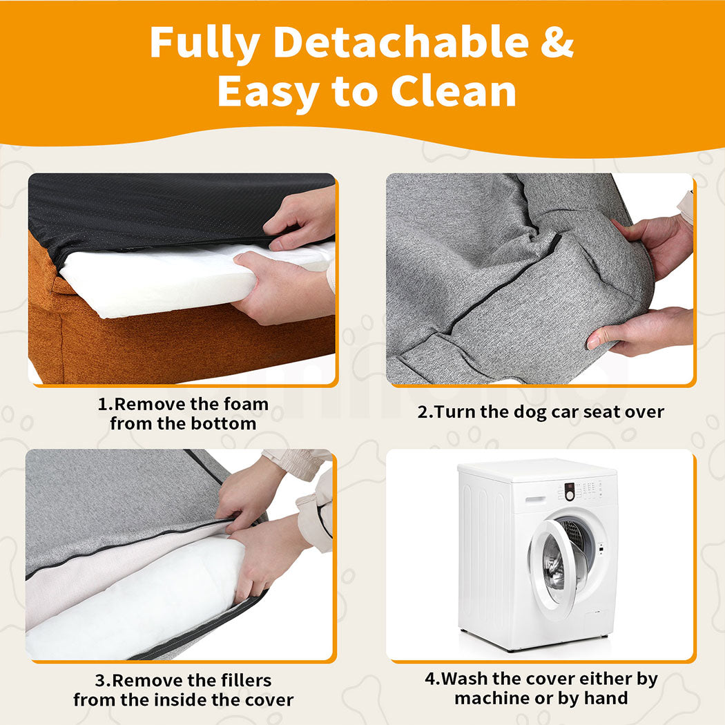 Tedi’s Orthopedic Dog Bed Pet Calming Mat Memory Foam Removable Washable Portable