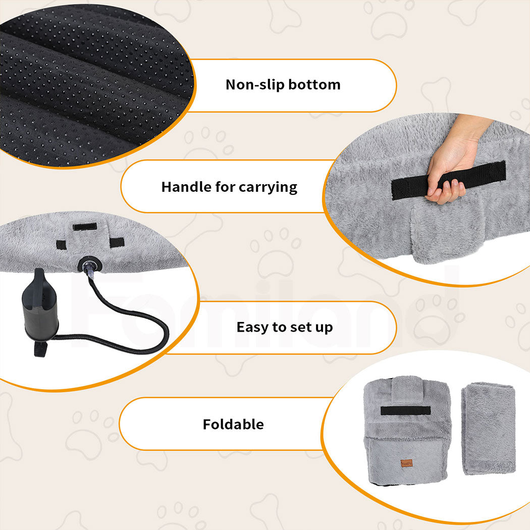 Tedi’s Inflated Human Dog Bed Pet Nap Sofa Removable Washable Portable Outdoor