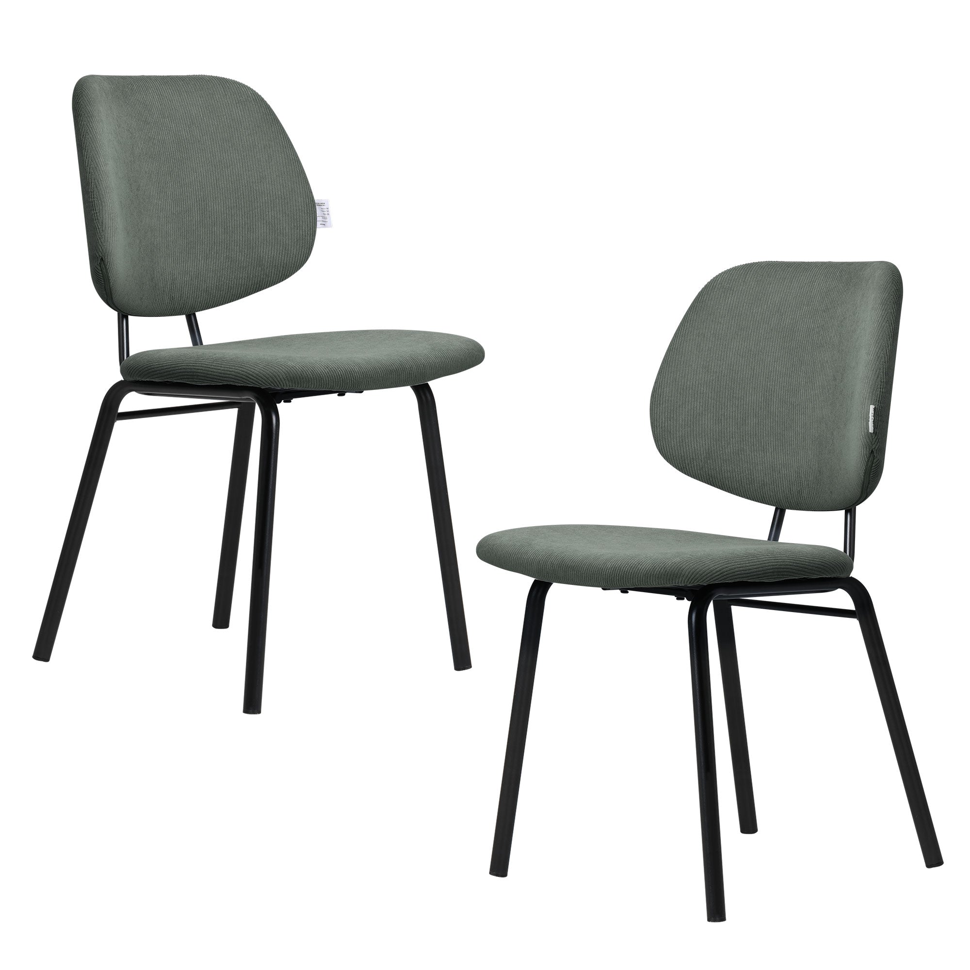 Familand 2x Dining Chairs Upholstered Padded Seat Kitchen Living Room Chair