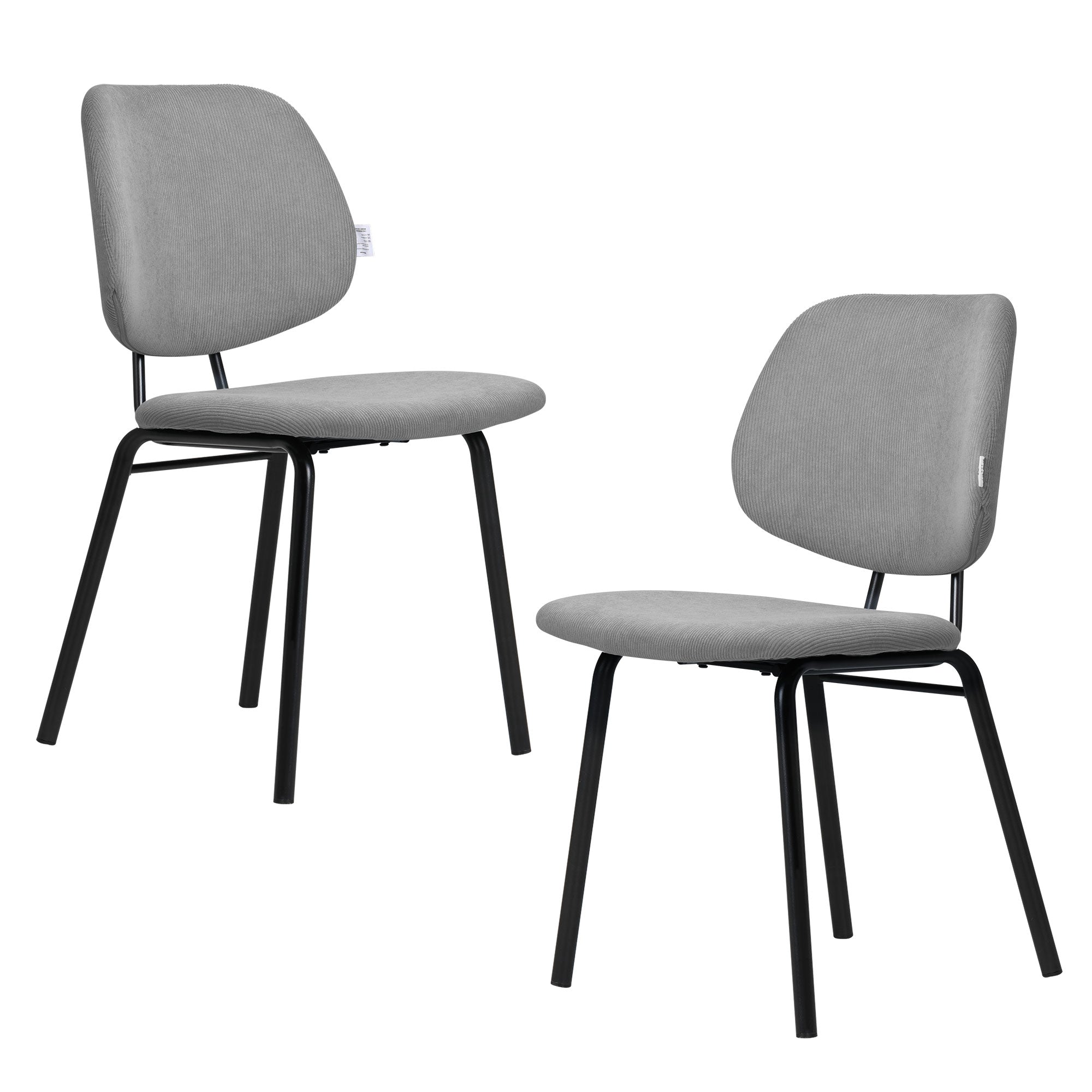 Familand 2x Dining Chairs Upholstered Padded Seat Kitchen Living Room Chair