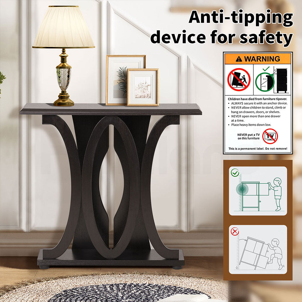 Familand 91.5cm Wooden Console Hallway Table - Entryway Tables Behind Sofa Couch for Living Room