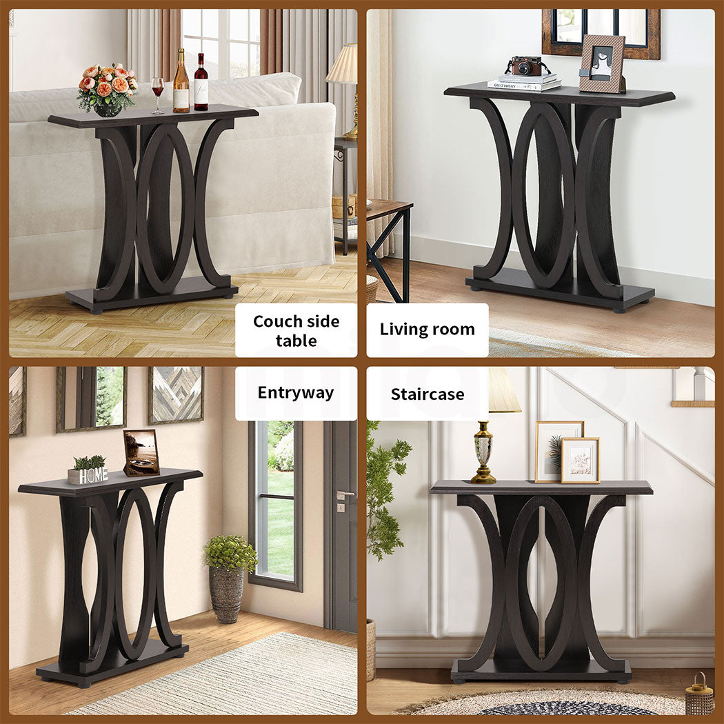 Familand 91.5cm Wooden Console Hallway Table - Entryway Tables Behind Sofa Couch for Living Room