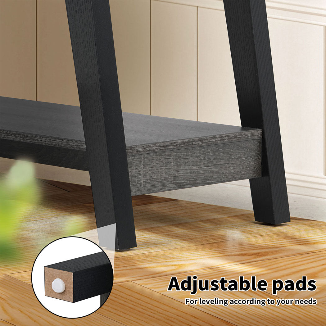 Familand 107cm Wooden Console Hallway Table with 3-teirs Ample Storage Shelves - Entryway Tables