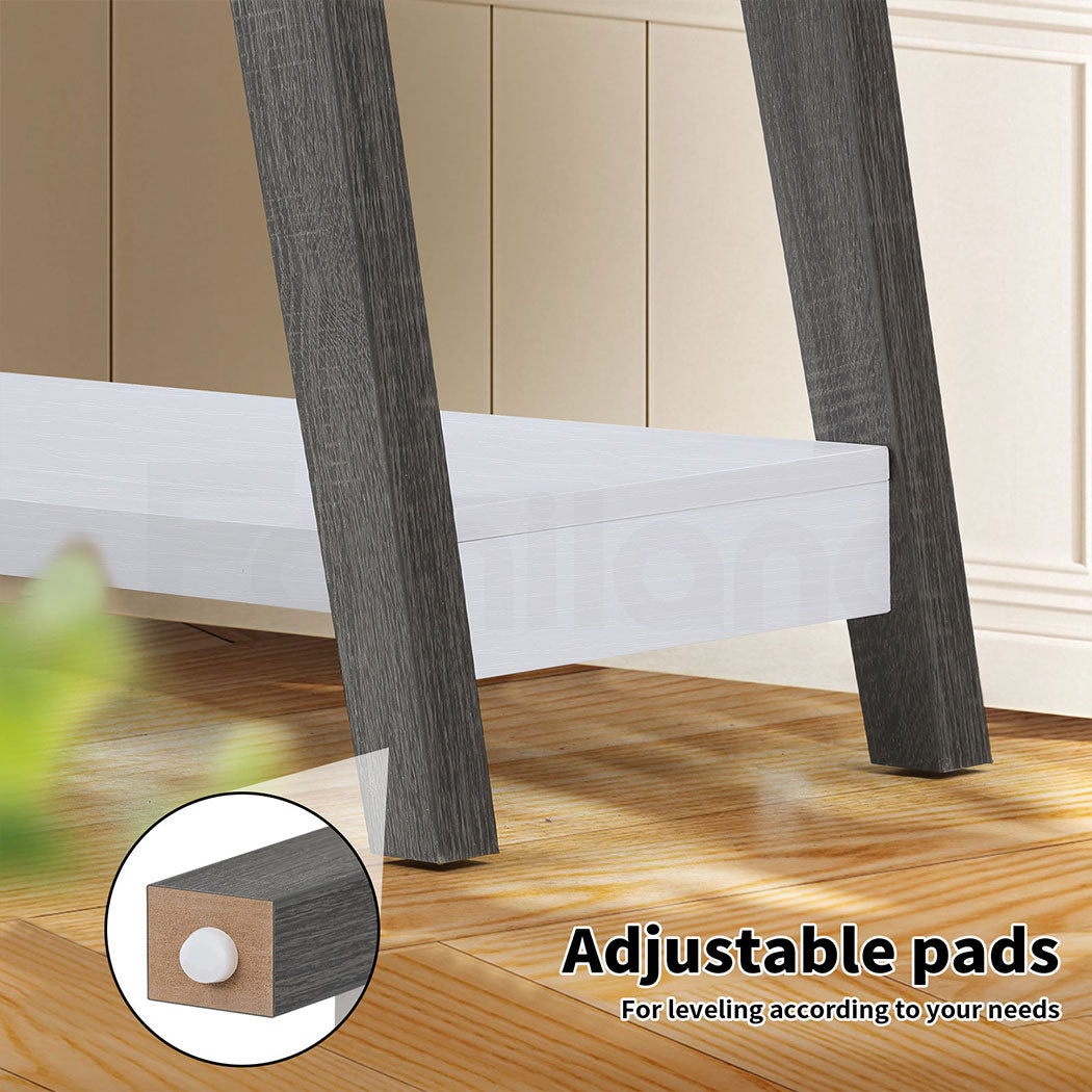 Familand 107cm Wooden Console Hallway Table with 3-teirs Ample Storage Shelves - Entryway Tables