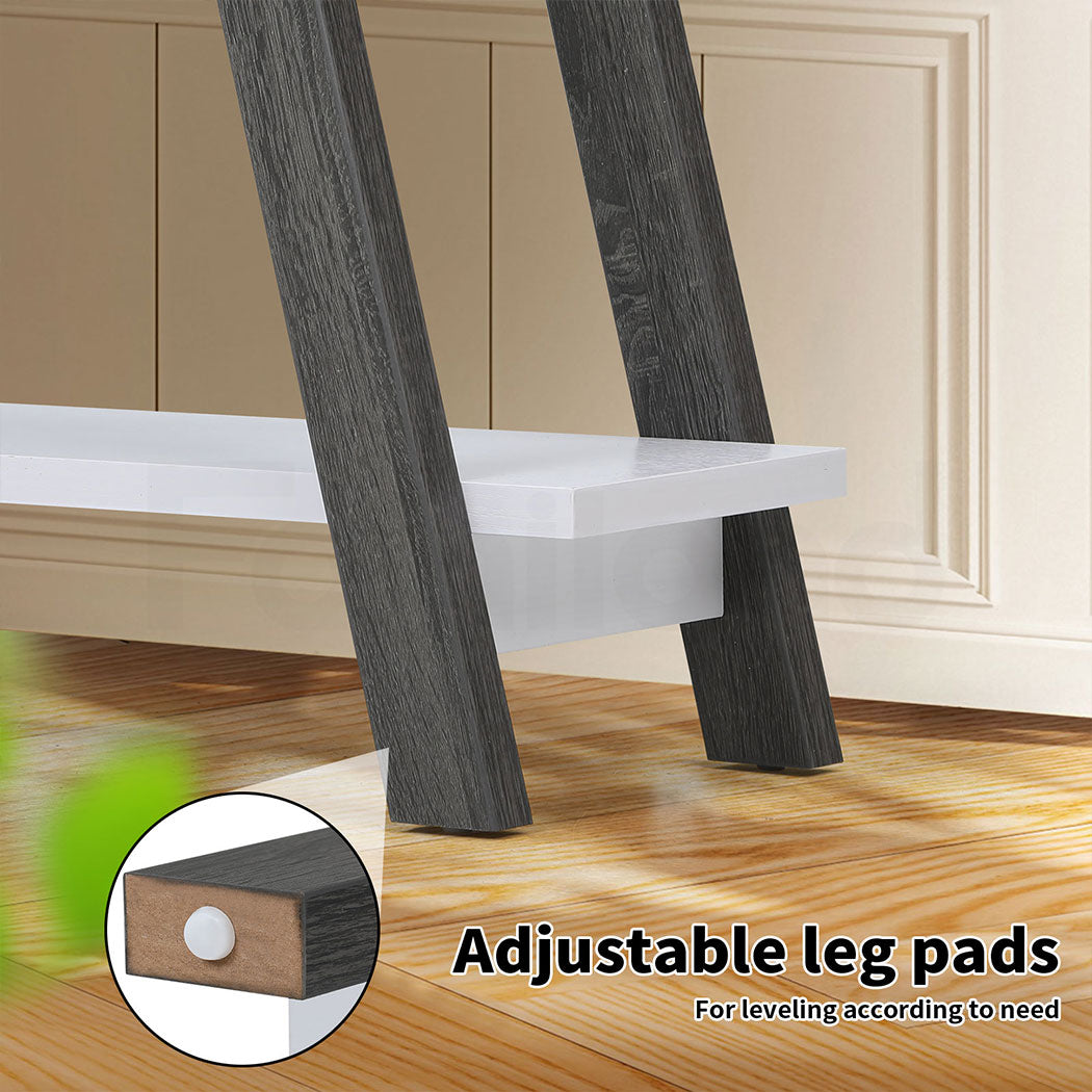 Familand 3-teirs Storage Shelves Wooden Console Hallway Table - Entryway Tables Behind Sofa Couch