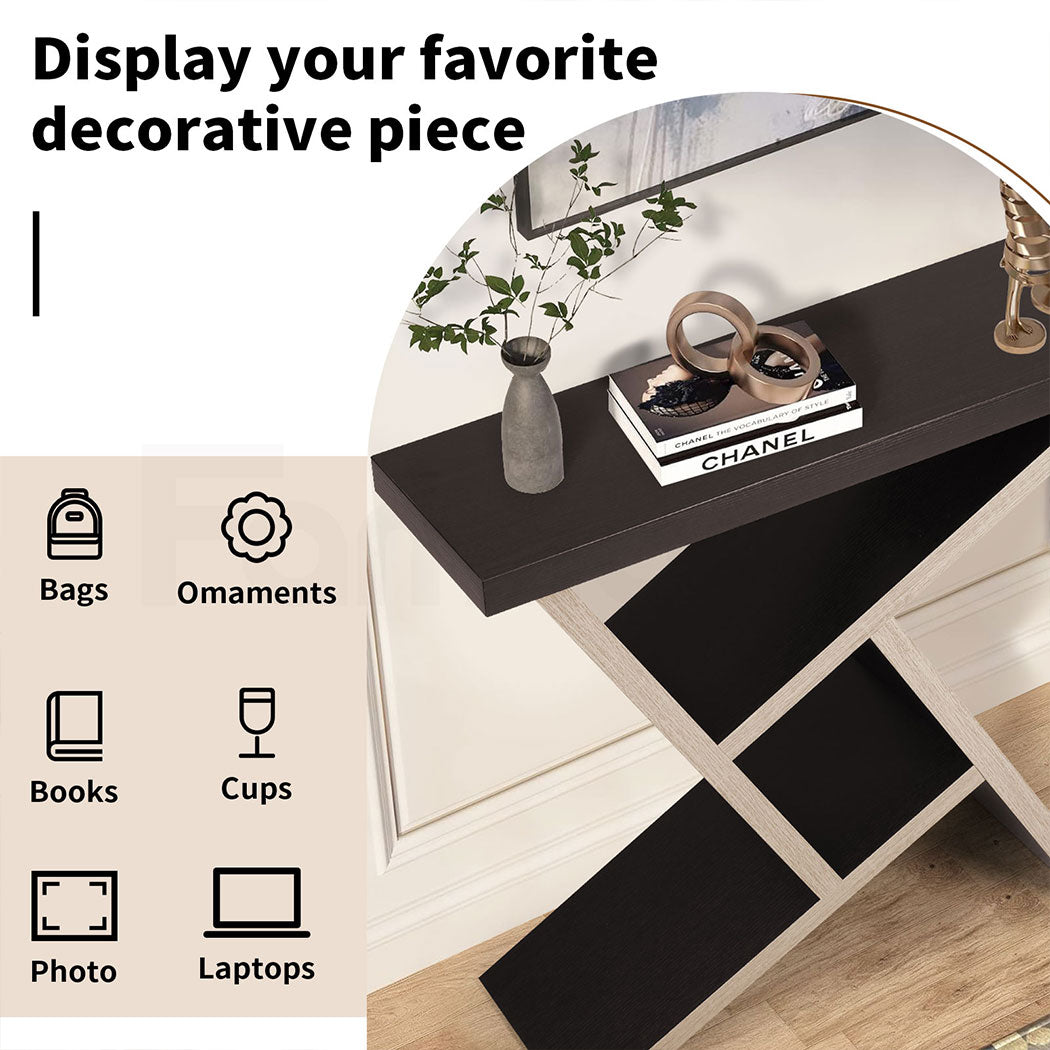 Familand 91.5cm Wooden Console Hallway Table - Entryway Tables Behind Sofa Couch for Living Room