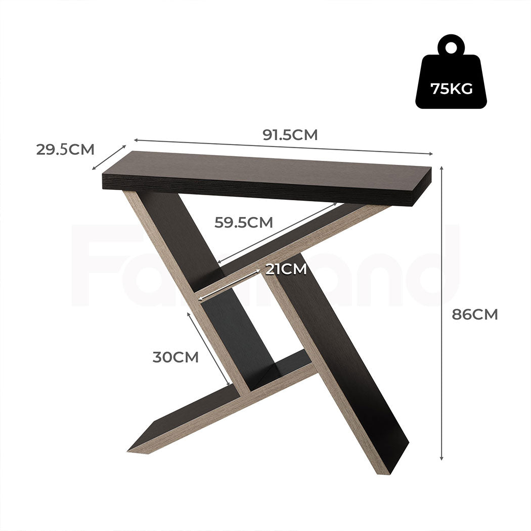 Familand 91.5cm Wooden Console Hallway Table - Entryway Tables Behind Sofa Couch for Living Room