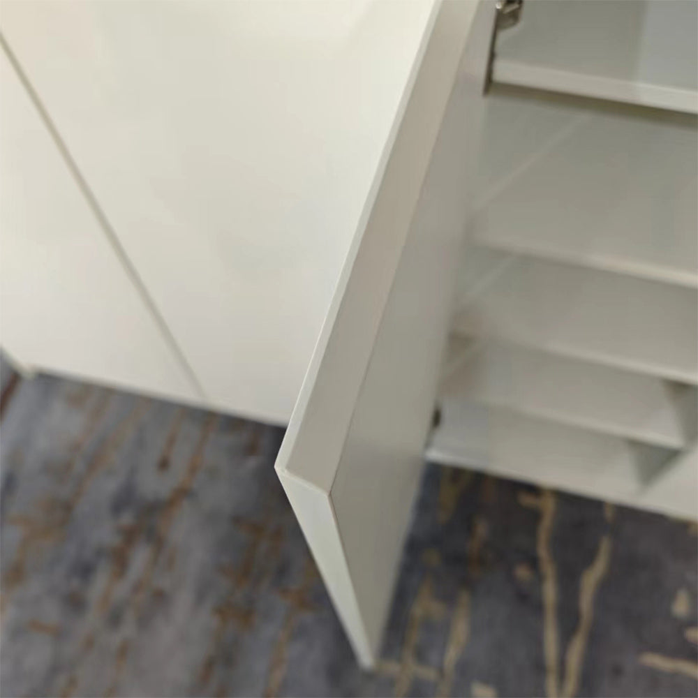 140cm JUKEY Multi-Functional Storage Cabinet Simple Sideboard; Large Capacity Shoe Cabinet - White