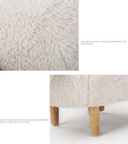 Modern Multifunctional Padded Upholstered Animal Storage Foot Rest Stool with 150kg Capacity