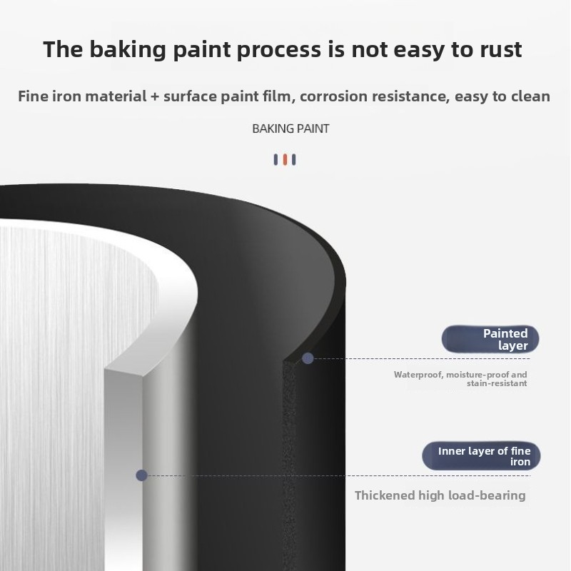 Mobile Round Side Table: For Living Room (Beside Sofa), Bedroom (Beside Bed) | Iron Frame, Glass Top