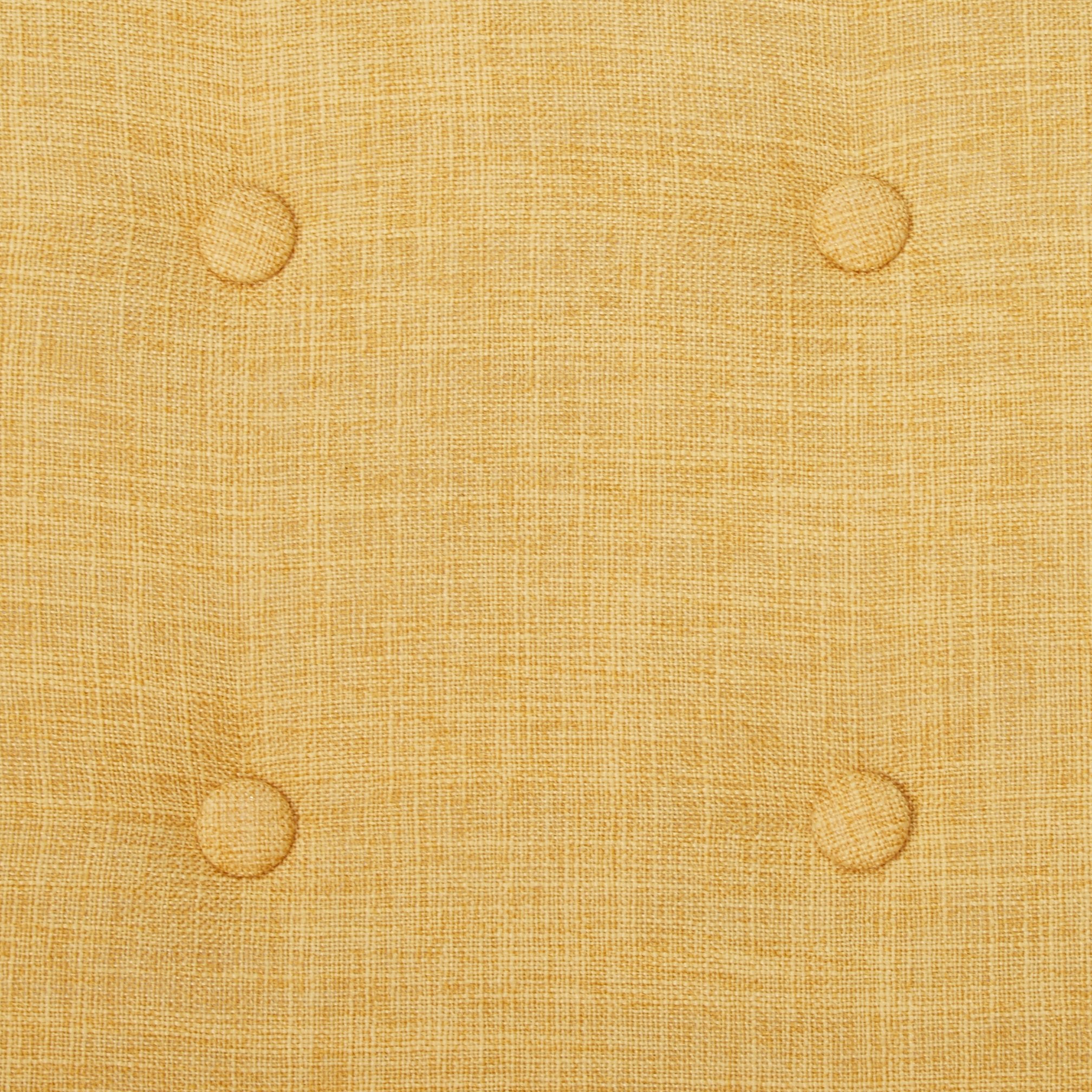 Mid-Century Modern Yellow Tufted Back Microfiber Upholstered Armchair