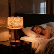 Large Himalayan Salt Lamp (1.6kg) Retro and exquisite craftsmanship, adjustable brightness USB lamp