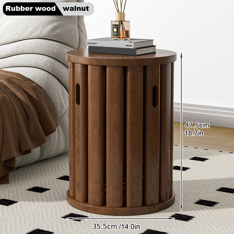 Composable stool, storage stool, made of solid wood, stylish living room coffee table stool