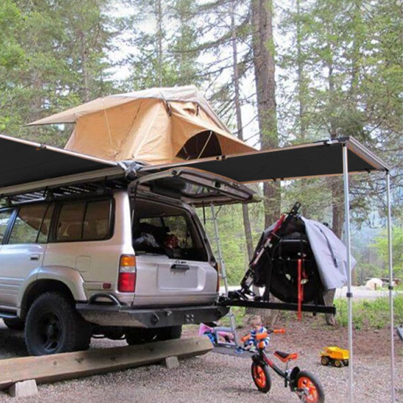 Car side tent SUV side sunshade and rain proof canopy tent leather bag style side tent sunshade and side tent