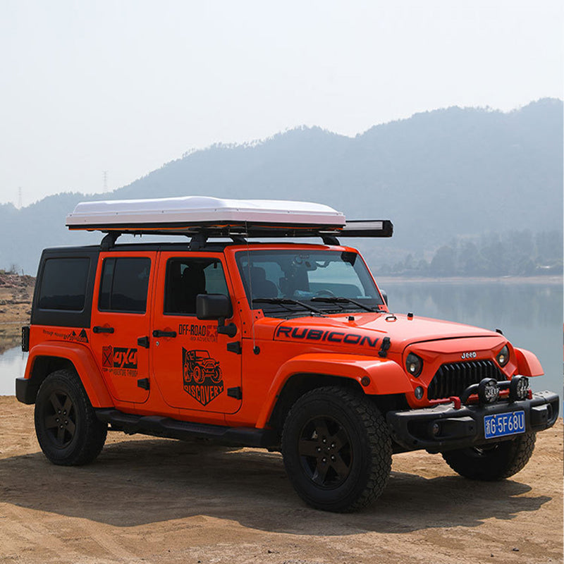 Vertical roof tent, rainstorm proof, strong wind resistant, high intensity ABS fast lifting, vehicle self driving tent