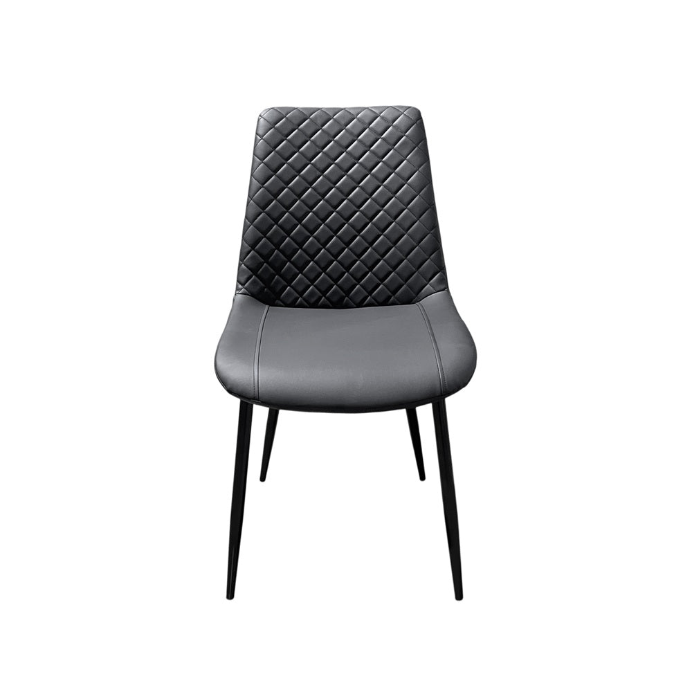 Dining Chair Set of 4 Leather Seat Kitchen Living Room Chair Bedroom Vanity Chair Desk Chair White Black