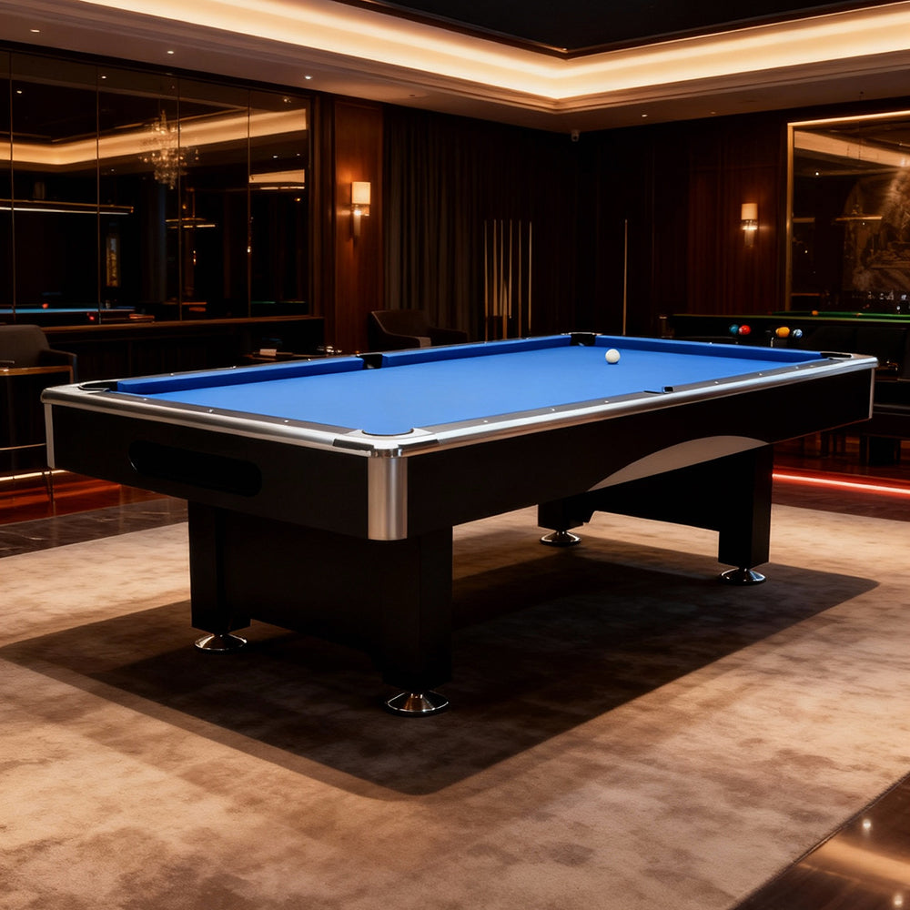 8Ft billiard table,Velvet tablecloth,with accessories