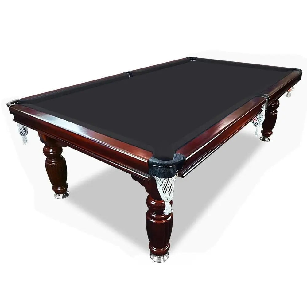Eeeza 8FT Walnut Slate Pool Table – Classic Look with Full Accessories for Home or Lounge