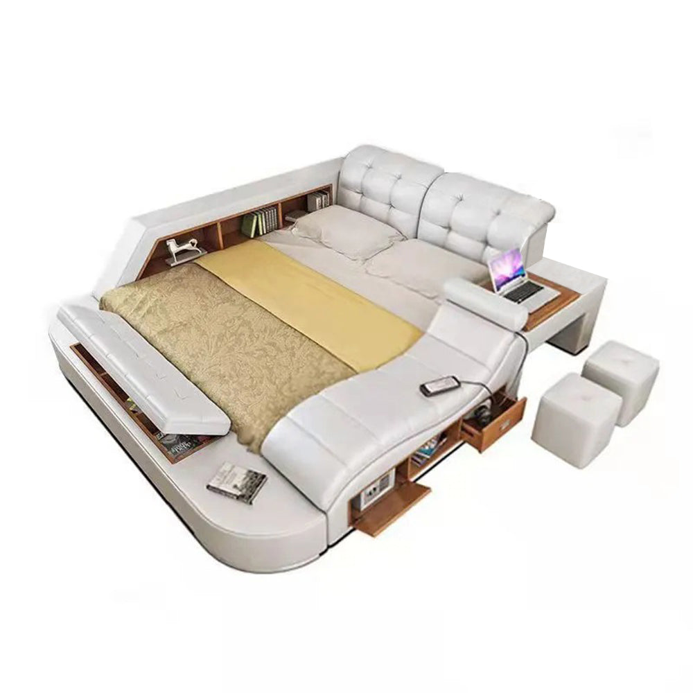 Eeeza 1.5m/1.8m Size Multifunctional Bed With Massage and Mattress
