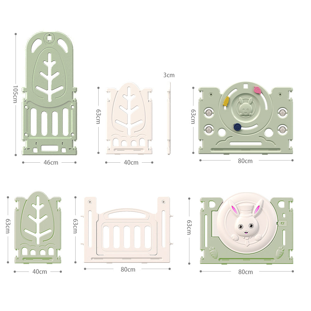 Eeeza Foldable Children's Playpen With Swing
