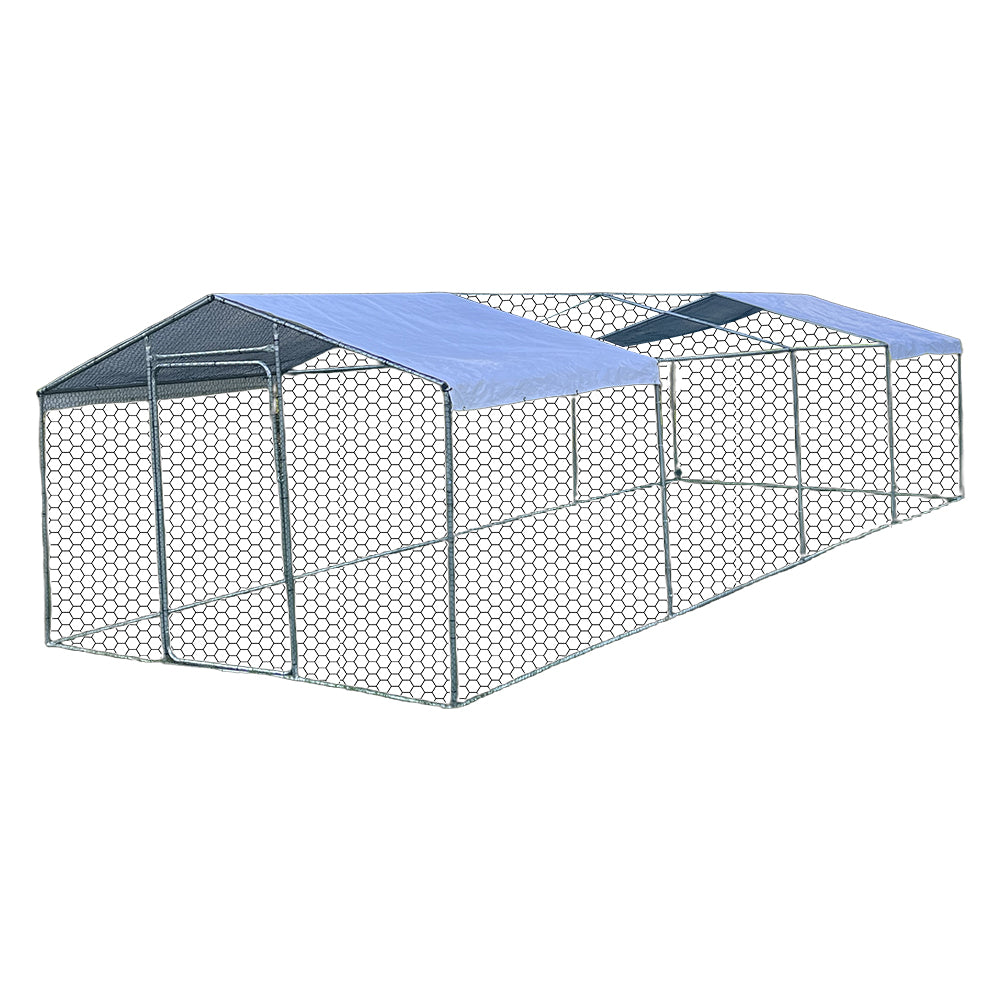 Eeeza 2m/4m/6m/8m Chicken Cage Duck Cage With Cover