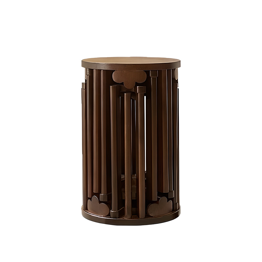 Eeeza 6-in-1 Stackable Oak Stool Set