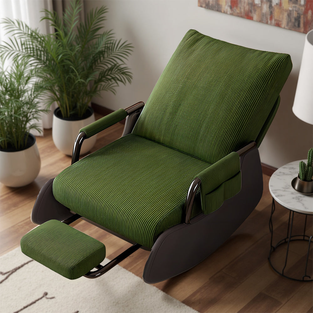 Eeeza Foldable Carbon Steel Frame Leisure Rocking Chair