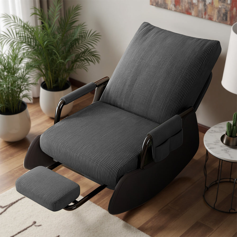 Eeeza Foldable Carbon Steel Frame Leisure Rocking Chair