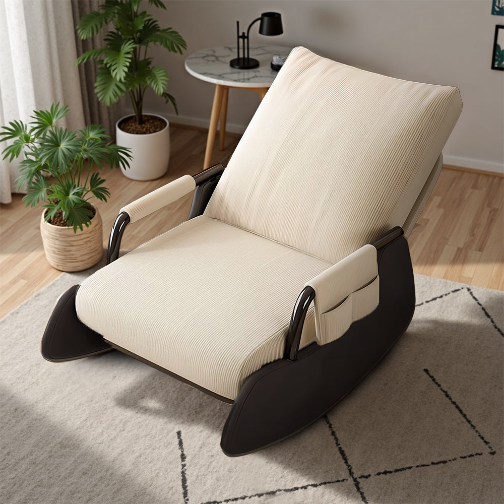 Eeeza Foldable Carbon Steel Frame Leisure Rocking Chair