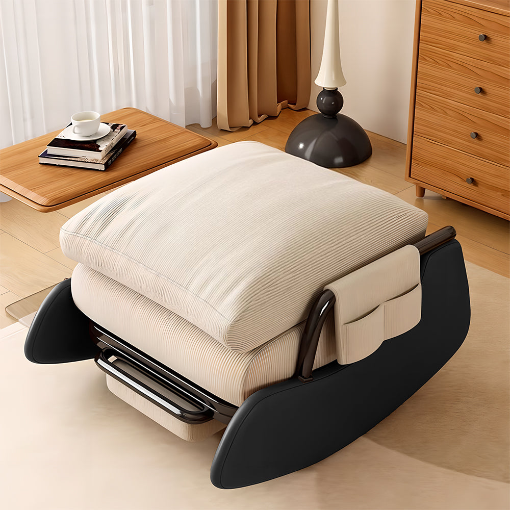 Eeeza Foldable Carbon Steel Frame Leisure Rocking Chair