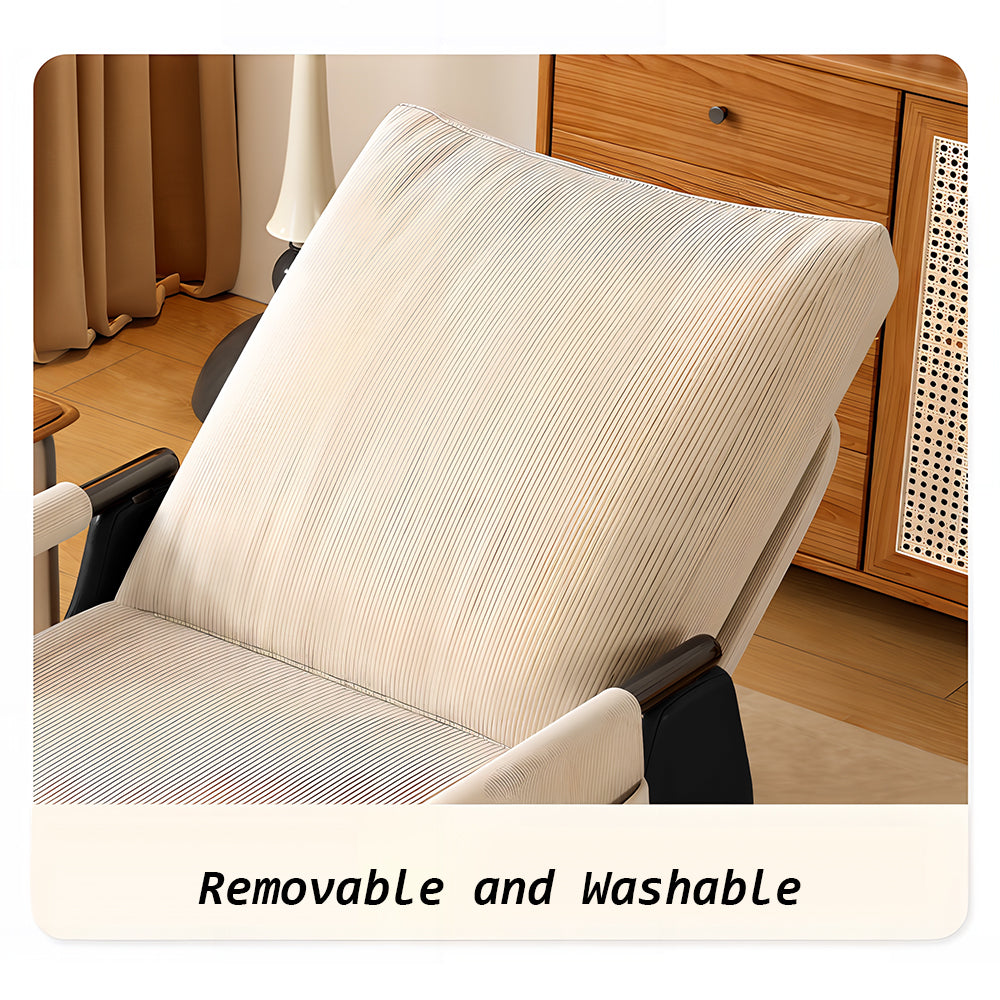 Eeeza Foldable Carbon Steel Frame Leisure Rocking Chair