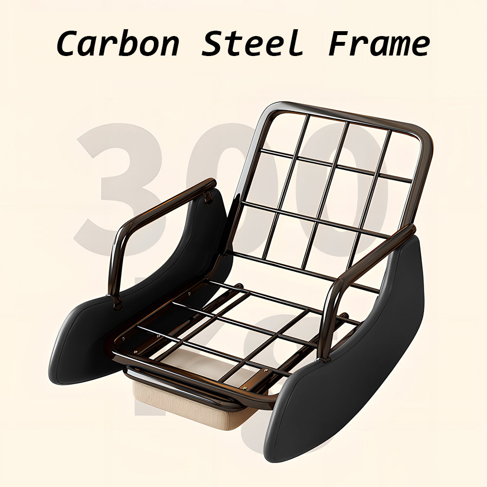 Eeeza Foldable Carbon Steel Frame Leisure Rocking Chair