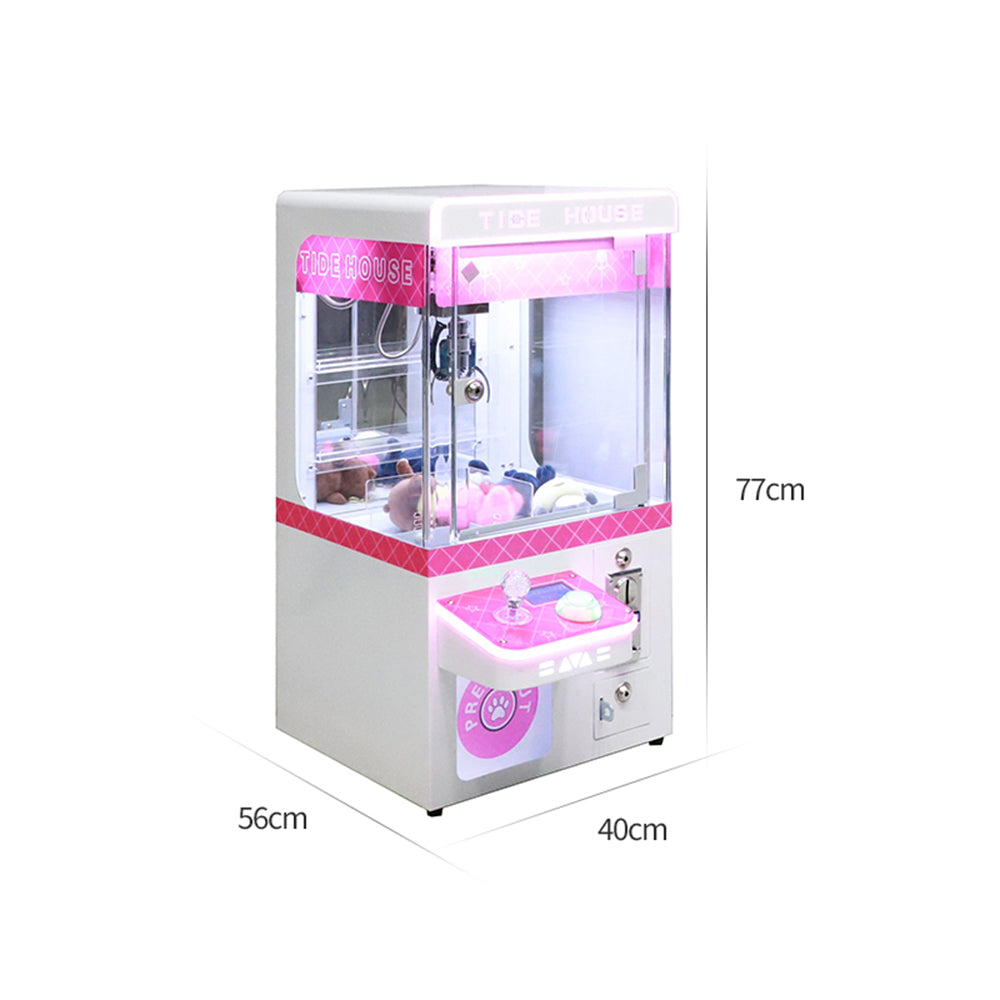 Eeeza Pink Claw Machine – Stable Program, Durable Materials, and LED Fun