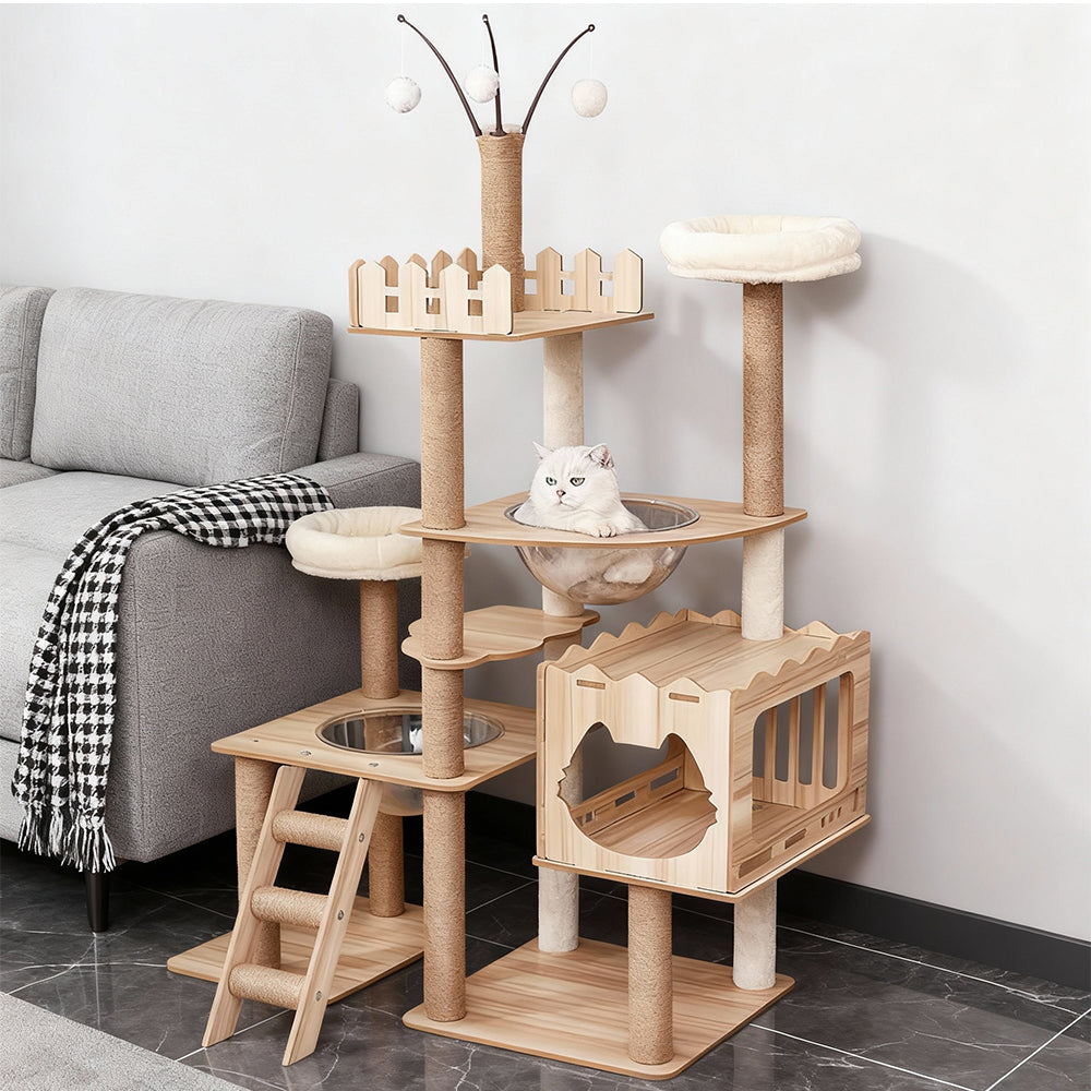 Eeeza Durable And Stable MDF Cat Climbing Frame