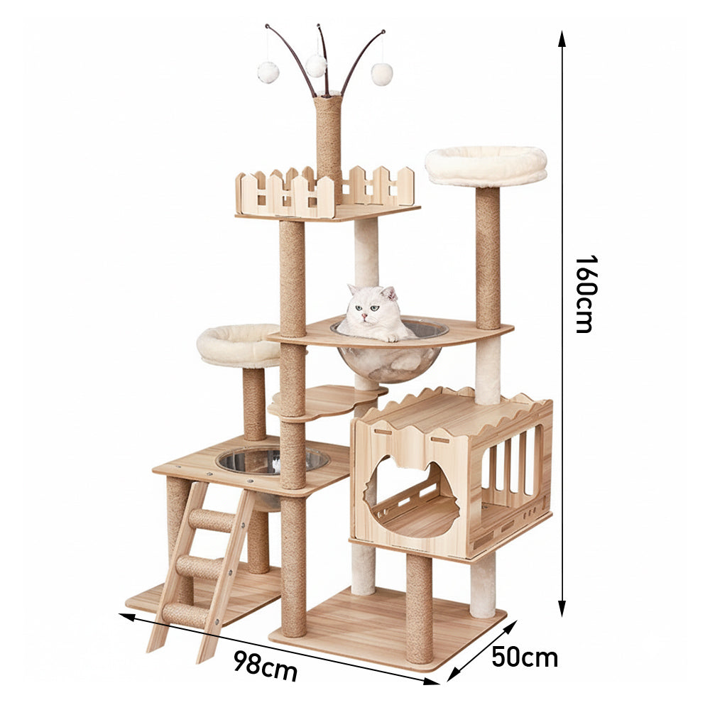Eeeza Durable And Stable MDF Cat Climbing Frame