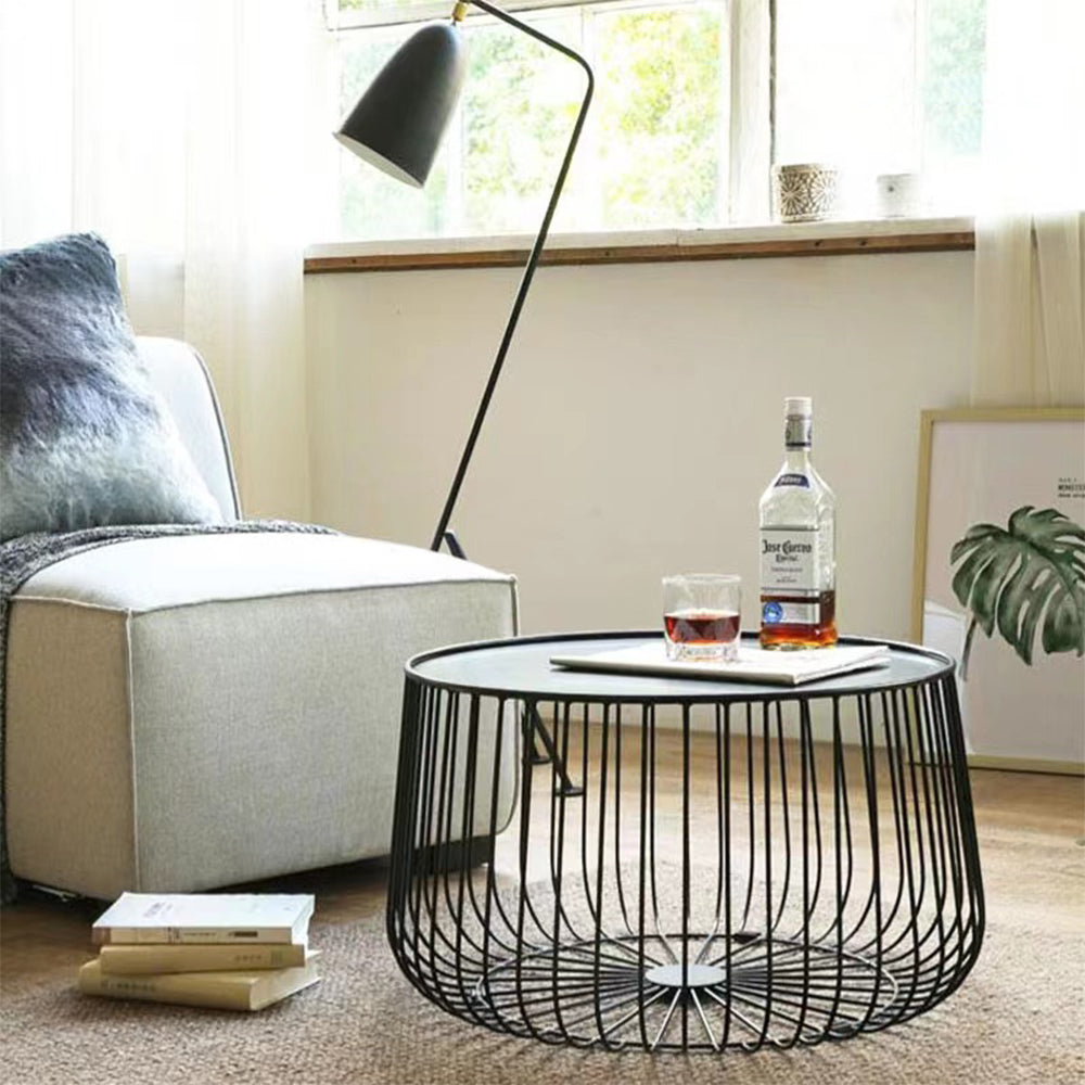 Eeeza Metal Pumpkin-shaped Coffee Table