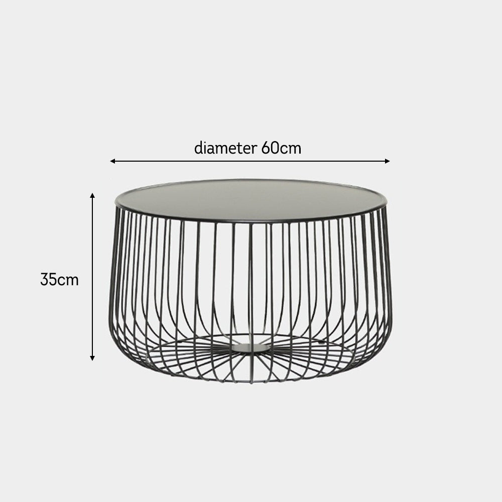 Eeeza Metal Pumpkin-shaped Coffee Table