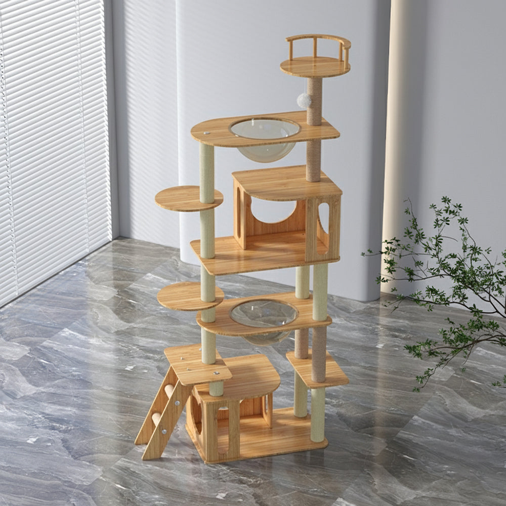 Eeeza Warm And Cozy Multi-Tiered Cat Climber