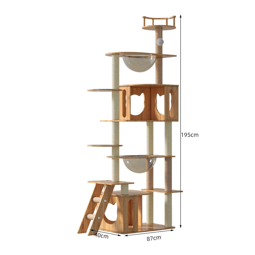 Eeeza Warm And Cozy Multi-Tiered Cat Climber