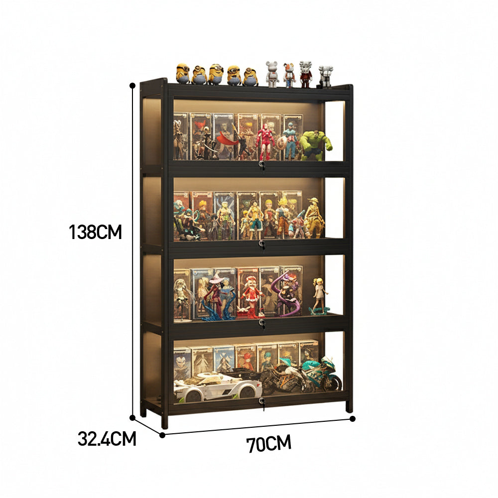 Eeeza Spacious Minimalist Display Cabinet
