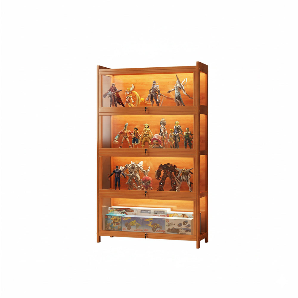 Eeeza Spacious Minimalist Display Cabinet
