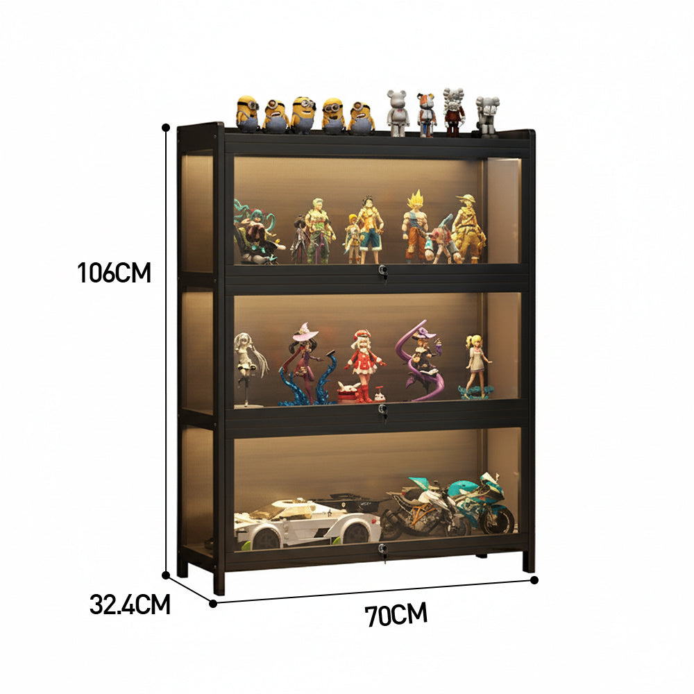 Eeeza Spacious Minimalist Display Cabinet